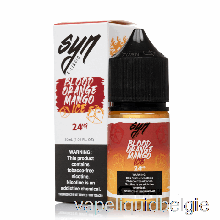 Vape België Ijs Bloedsinaasappel Mango - Synzouten - 30ml 24mg